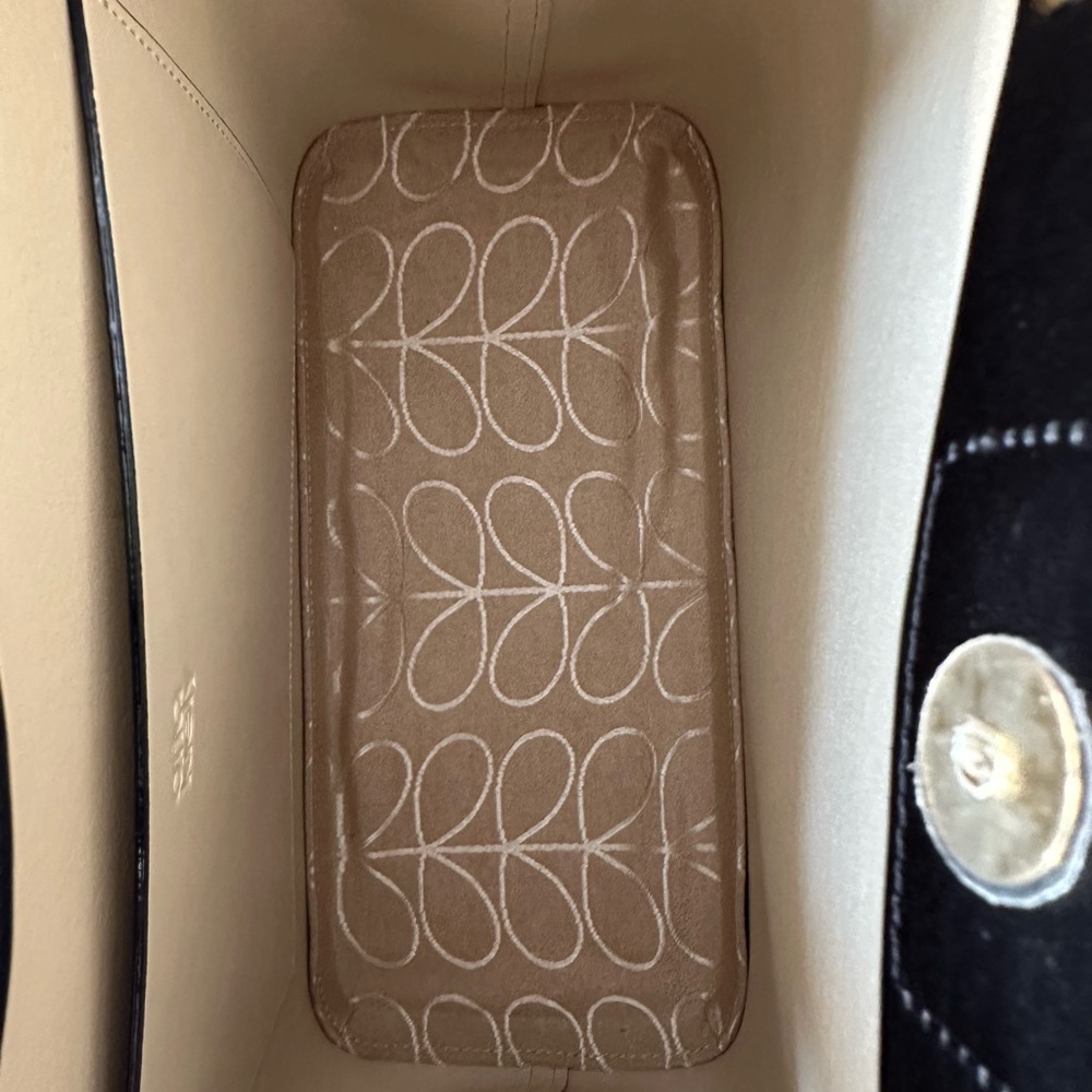 NWT Orla Kiely Sycamore leaf printed willow tote - Picture 5 of 5
